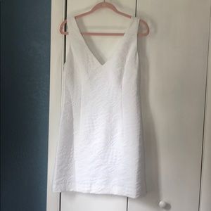 Lilly Pulitzer NWT 10 resort white pineapple dress